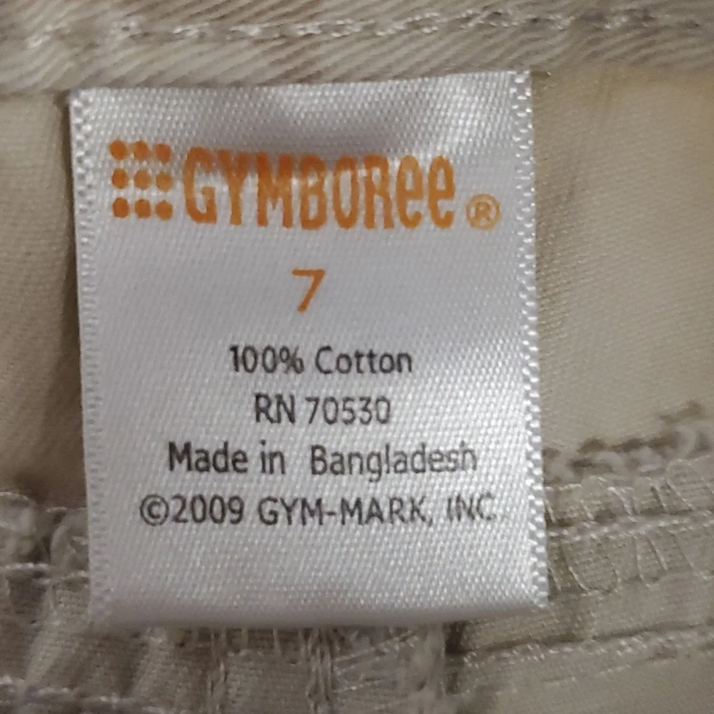 Gymboree Cotton Cargo Shorts Size 7